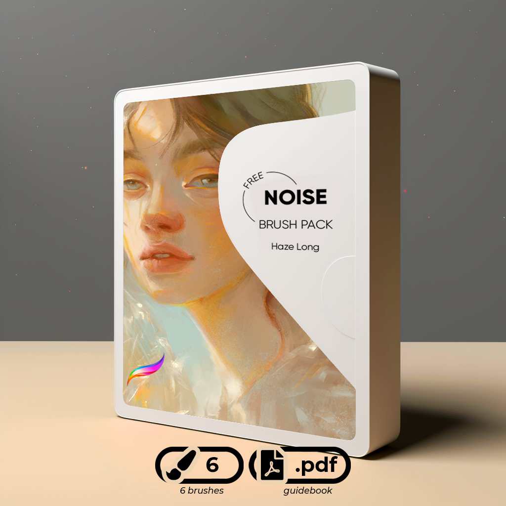 Haze Long Procreate Noise Brush Pack 2024 - Haze Long Fine Art and Resources Store