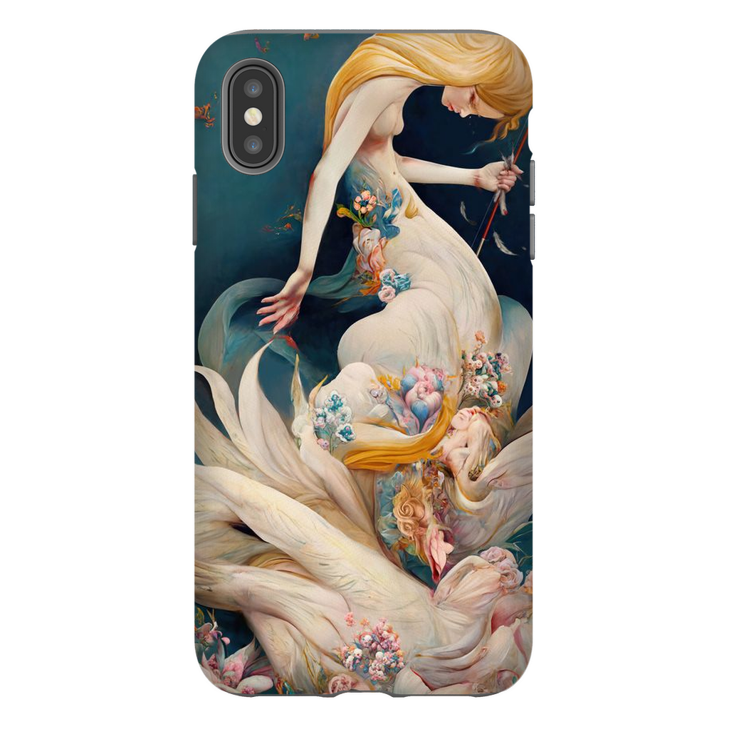 Metamorphosis of the Swan Premium Tough Phone Case - Haze Long Fine Art and Resources Store