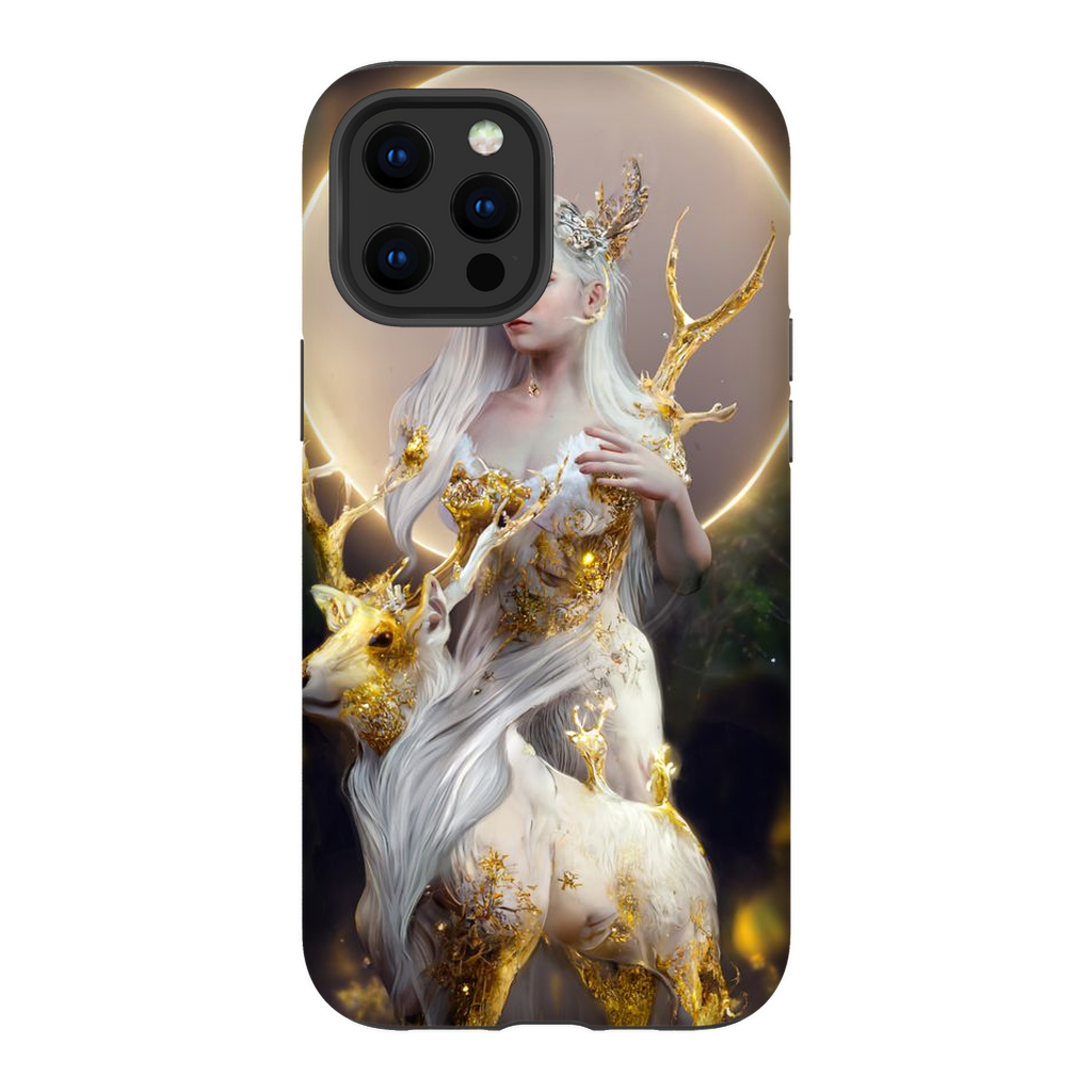 🌙The Divination of the Deer Goddess🌙 Premium Tough Phone Case - Haze Long Fine Art and Resources Store