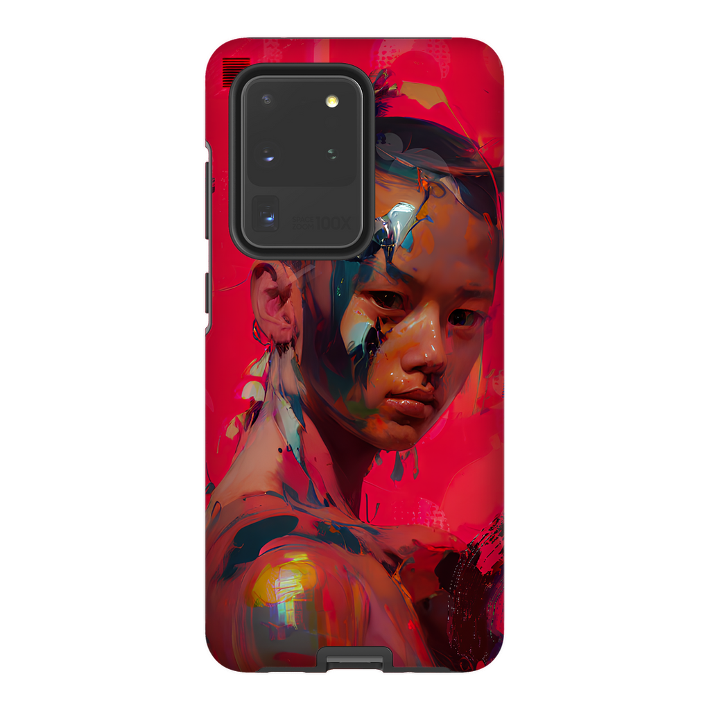 The Devil Inside Premium Tough Phone Case - Haze Long Fine Art and Resources Store