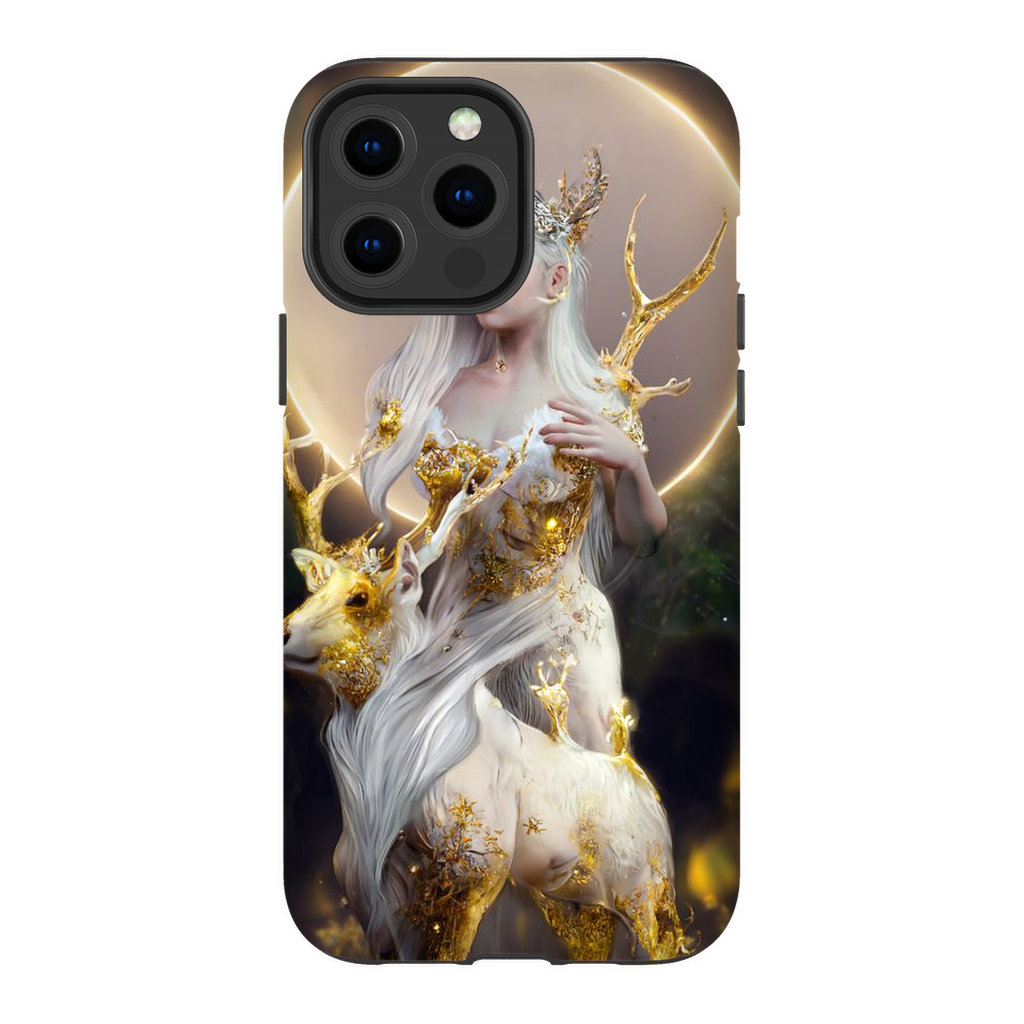 🌙The Divination of the Deer Goddess🌙 Premium Tough Phone Case - Haze Long Fine Art and Resources Store