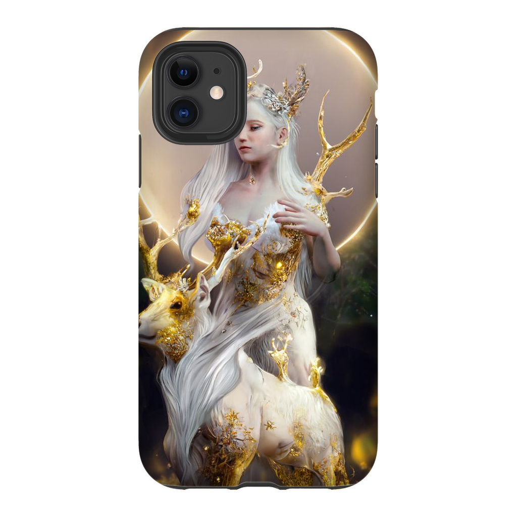 🌙The Divination of the Deer Goddess🌙 Premium Tough Phone Case - Haze Long Fine Art and Resources Store