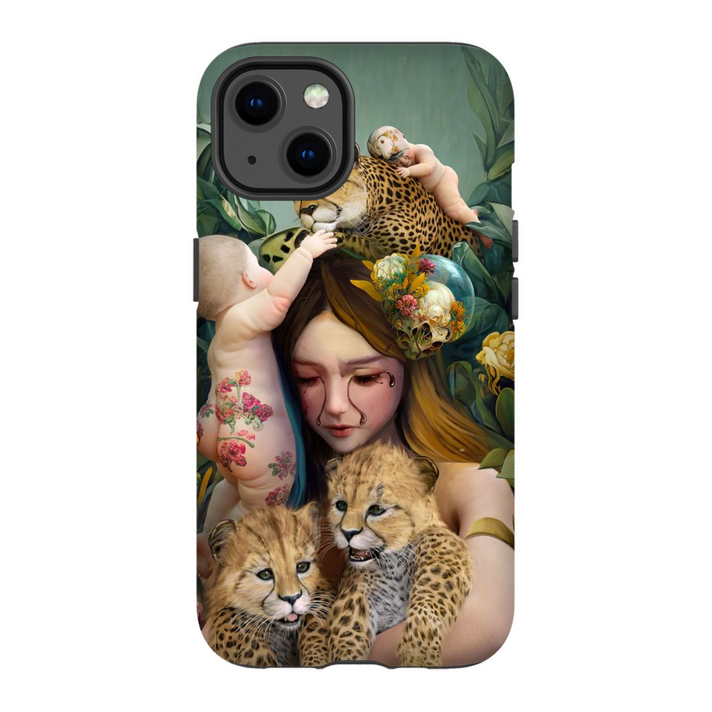 Black Tears Premium Tough Phone Case - Haze Long Fine Art and Resources Store