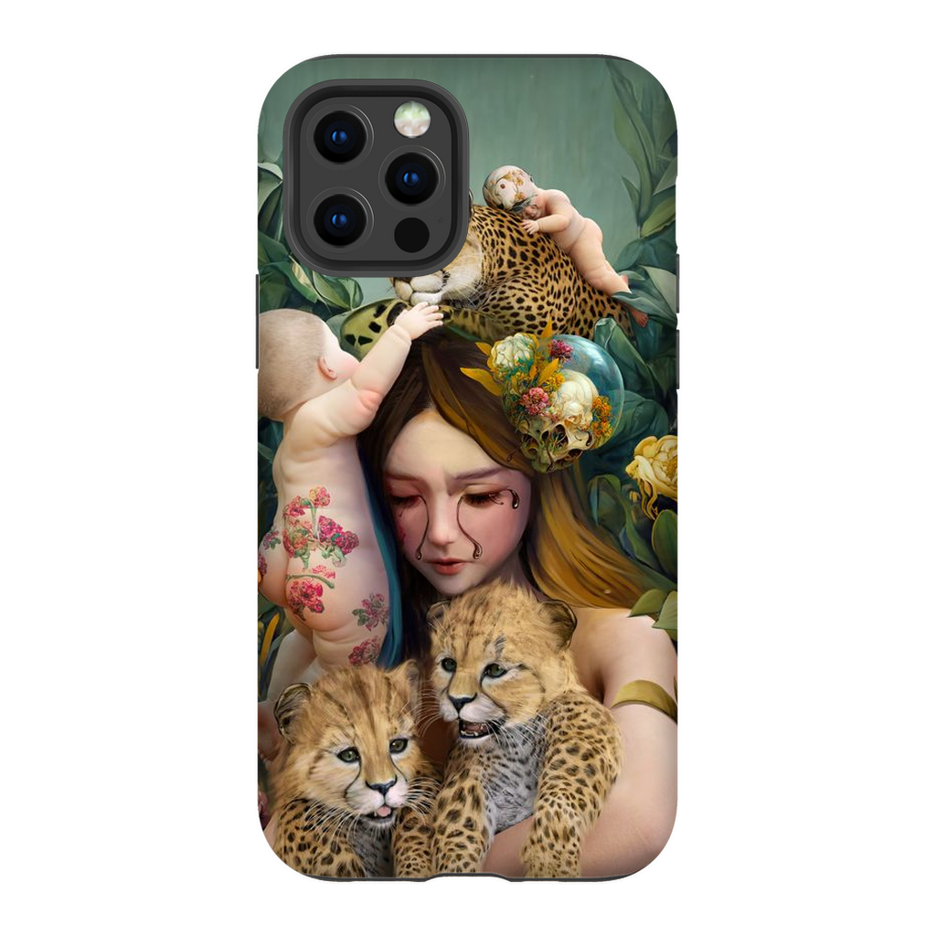 Black Tears Premium Tough Phone Case - Haze Long Fine Art and Resources Store