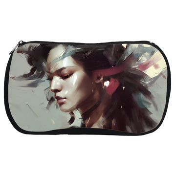 Caution Cosmetic Pouch - Haze Long Fine Art and Resources Store