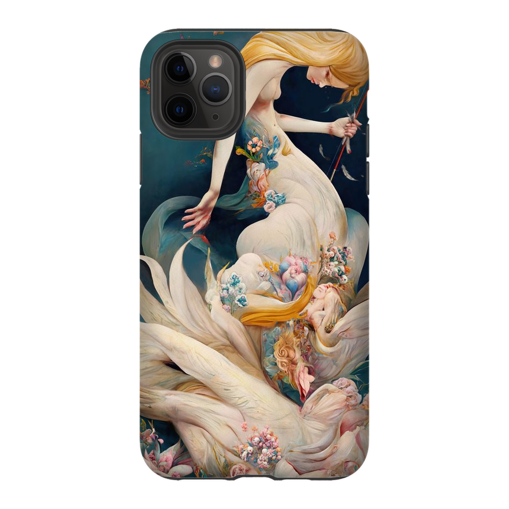 Metamorphosis of the Swan Premium Tough Phone Case - Haze Long Fine Art and Resources Store