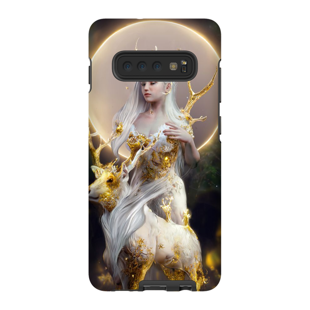 🌙The Divination of the Deer Goddess🌙 Premium Tough Phone Case - Haze Long Fine Art and Resources Store