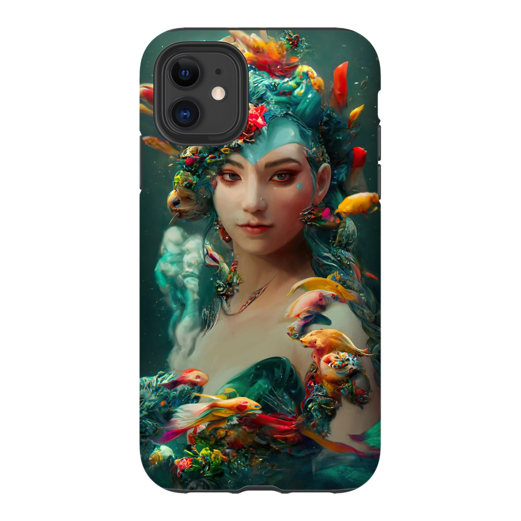 Pisces, The Empath Goddess of Healing Premium Tough Phone Case - Haze Long Fine Art and Resources Store