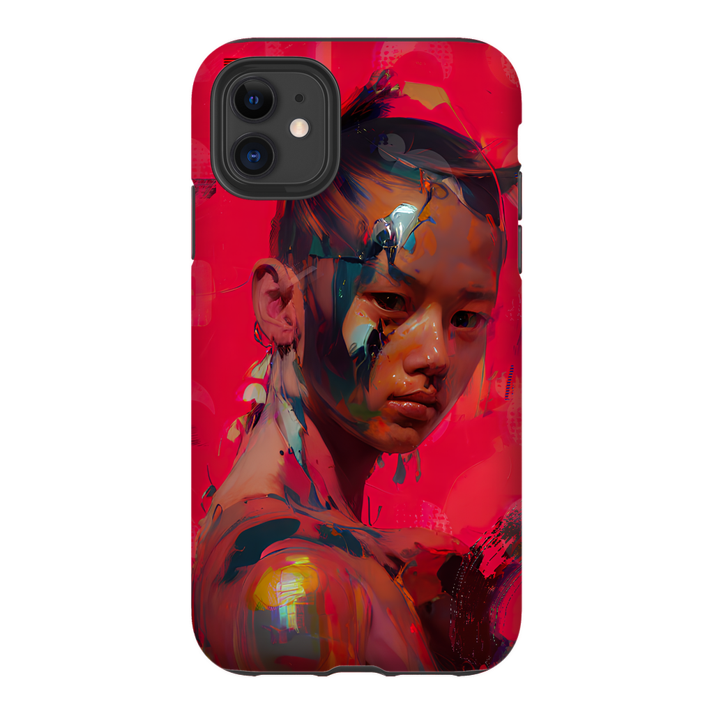 The Devil Inside Premium Tough Phone Case - Haze Long Fine Art and Resources Store