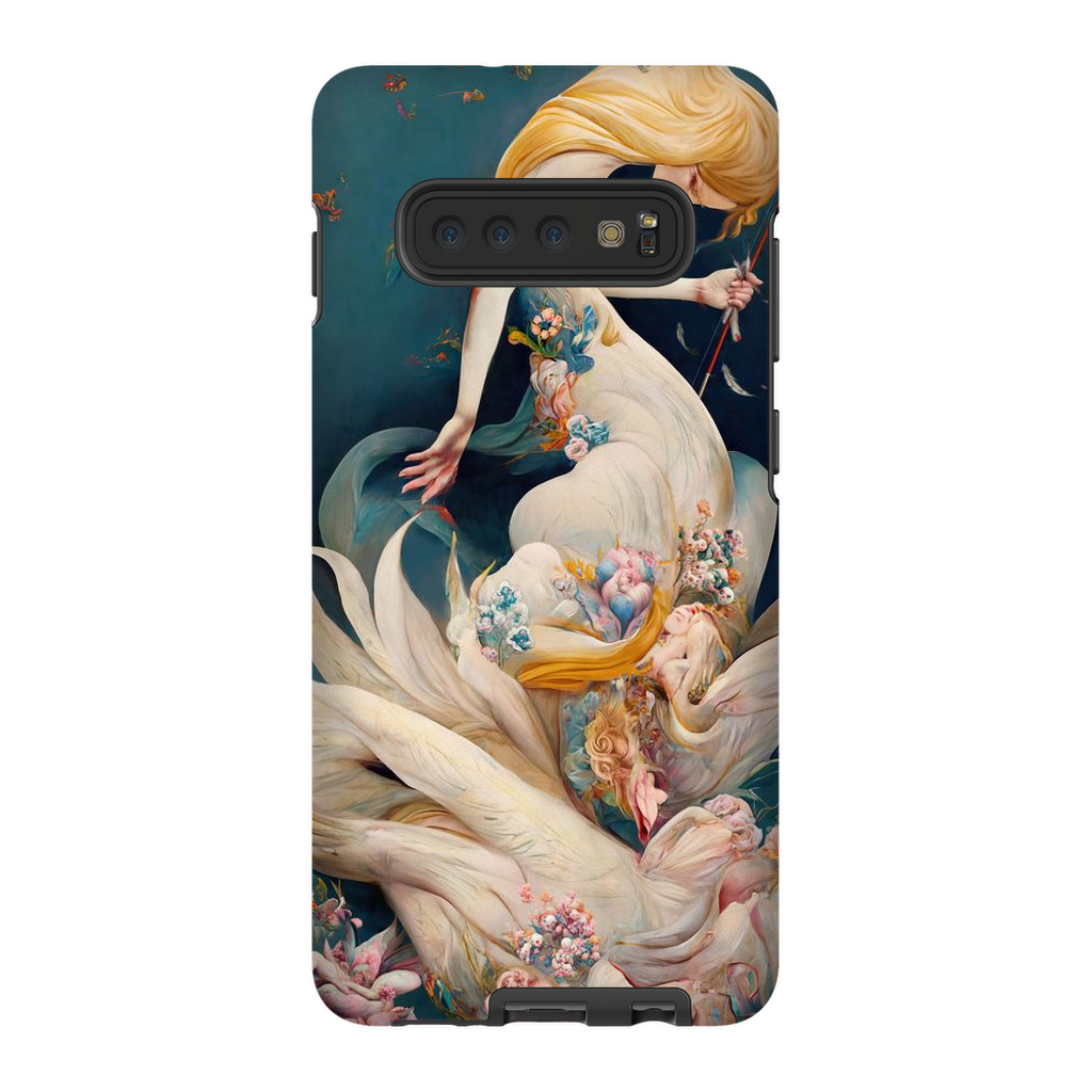 Metamorphosis of the Swan Premium Tough Phone Case - Haze Long Fine Art and Resources Store