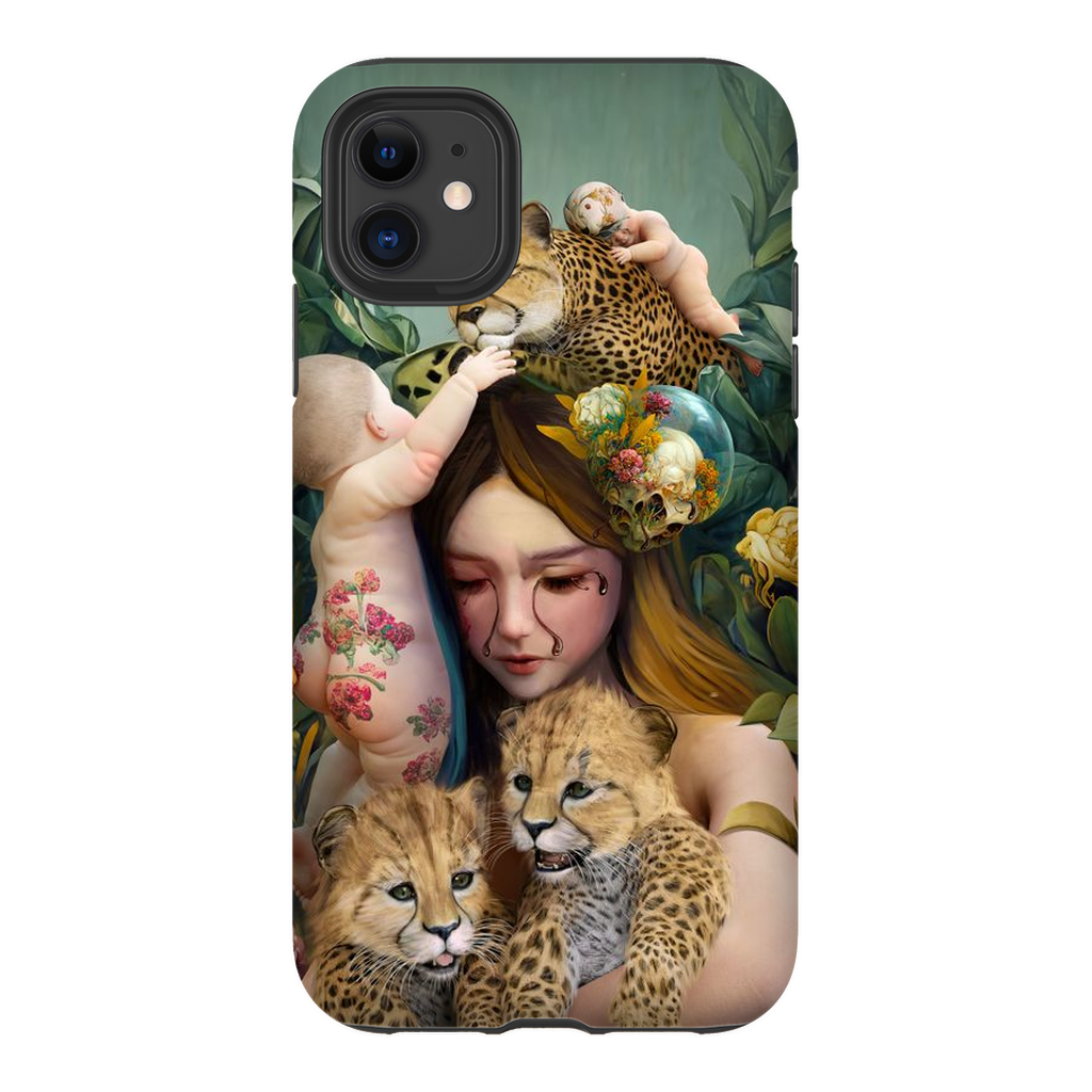 Black Tears Premium Tough Phone Case - Haze Long Fine Art and Resources Store