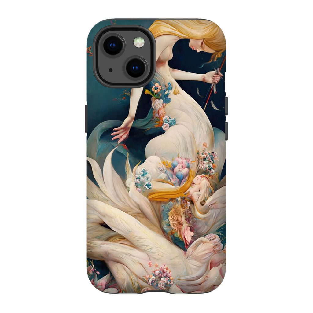 Metamorphosis of the Swan Premium Tough Phone Case - Haze Long Fine Art and Resources Store