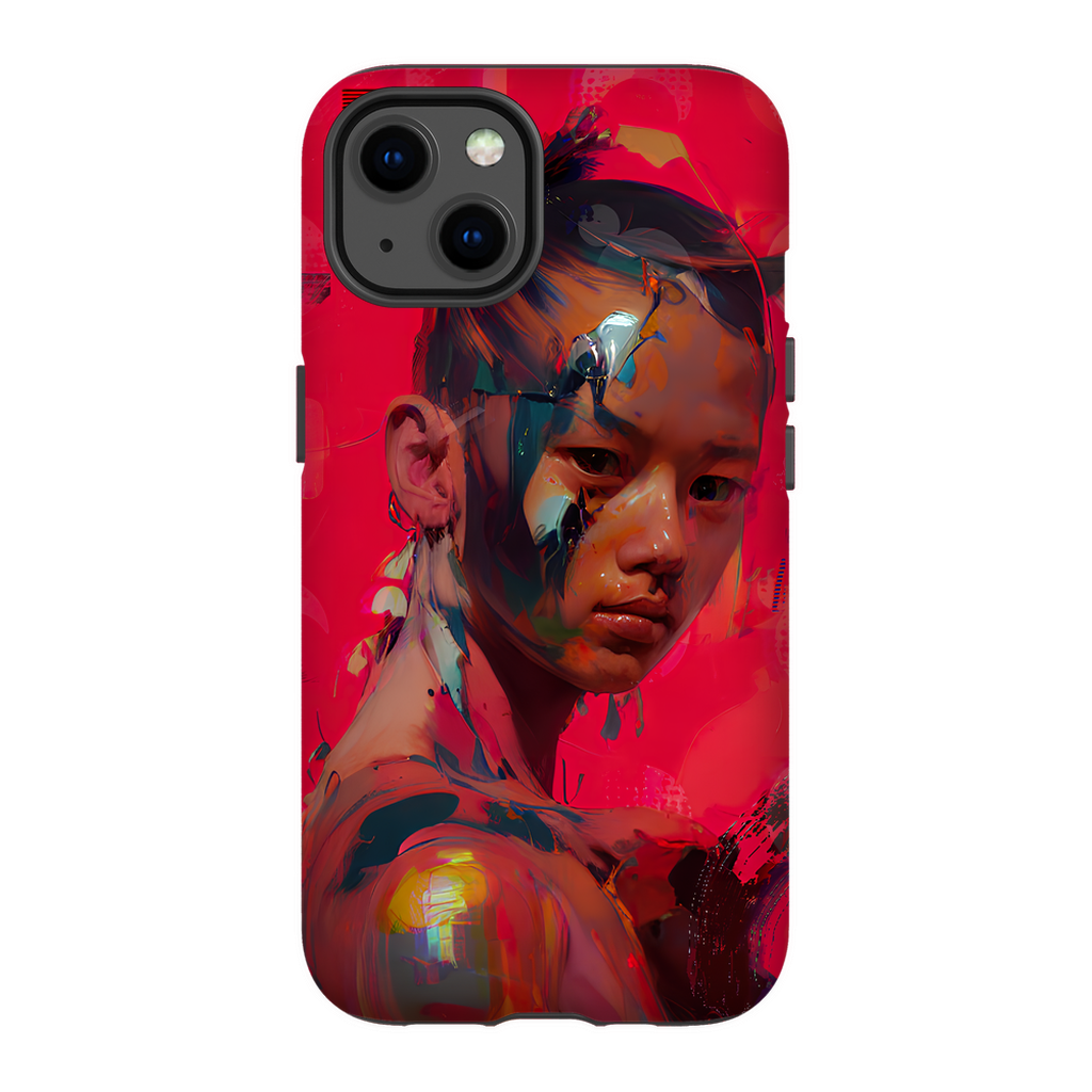 The Devil Inside Premium Tough Phone Case - Haze Long Fine Art and Resources Store