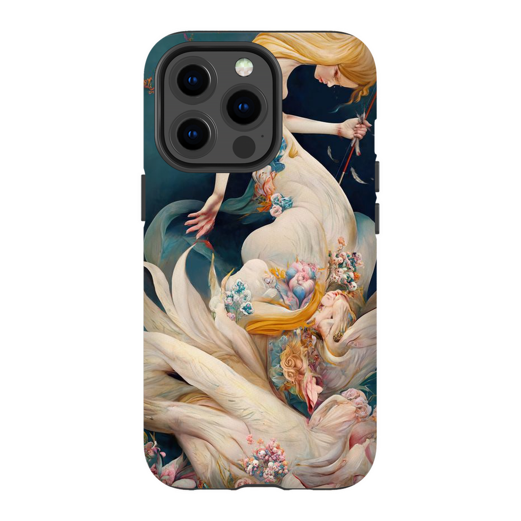 Metamorphosis of the Swan Premium Tough Phone Case - Haze Long Fine Art and Resources Store