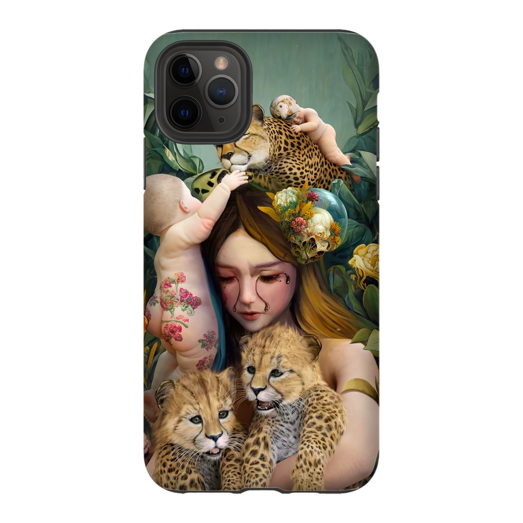 Black Tears Premium Tough Phone Case - Haze Long Fine Art and Resources Store