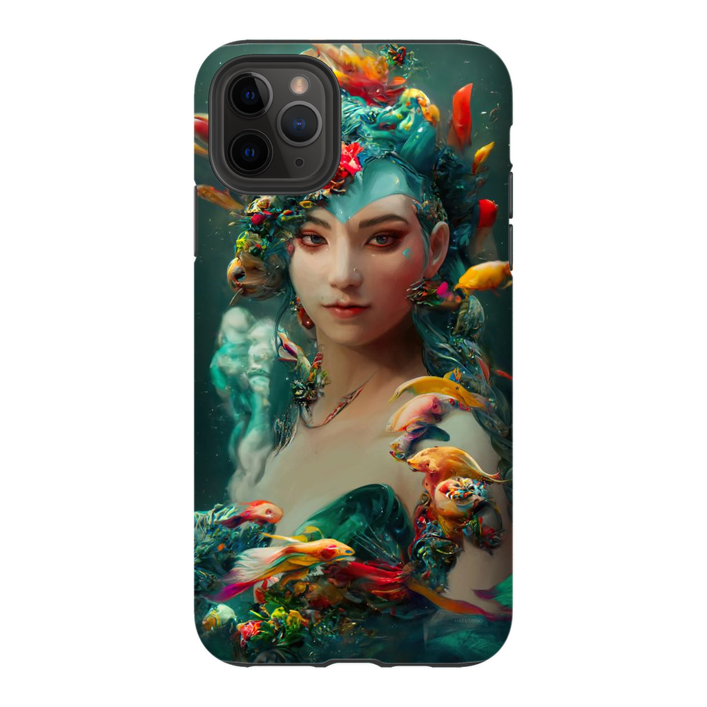 Pisces, The Empath Goddess of Healing Premium Tough Phone Case - Haze Long Fine Art and Resources Store