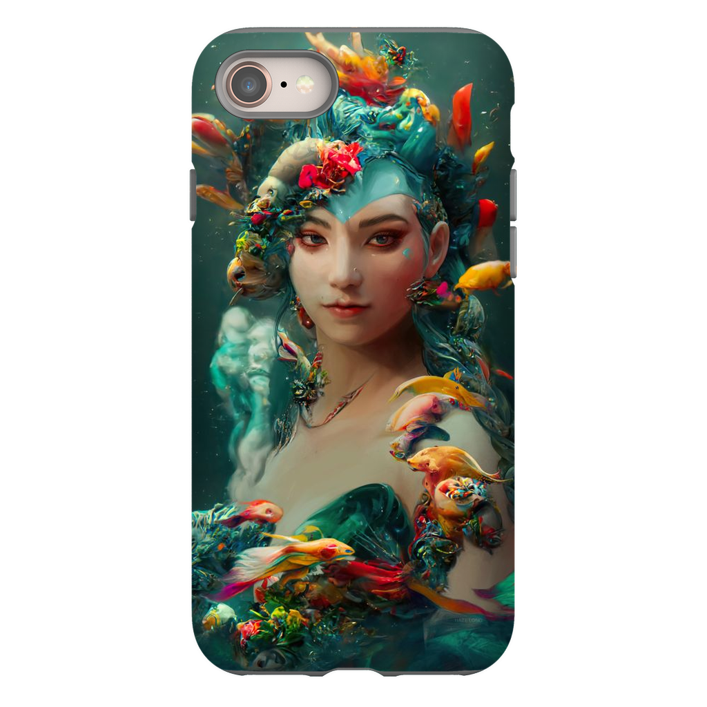 Pisces, The Empath Goddess of Healing Premium Tough Phone Case - Haze Long Fine Art and Resources Store