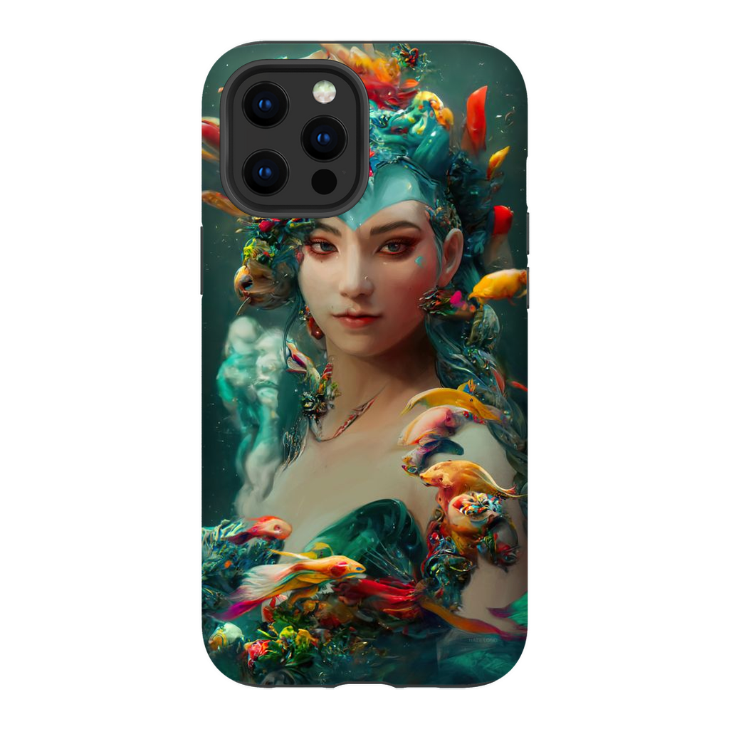 Pisces, The Empath Goddess of Healing Premium Tough Phone Case - Haze Long Fine Art and Resources Store