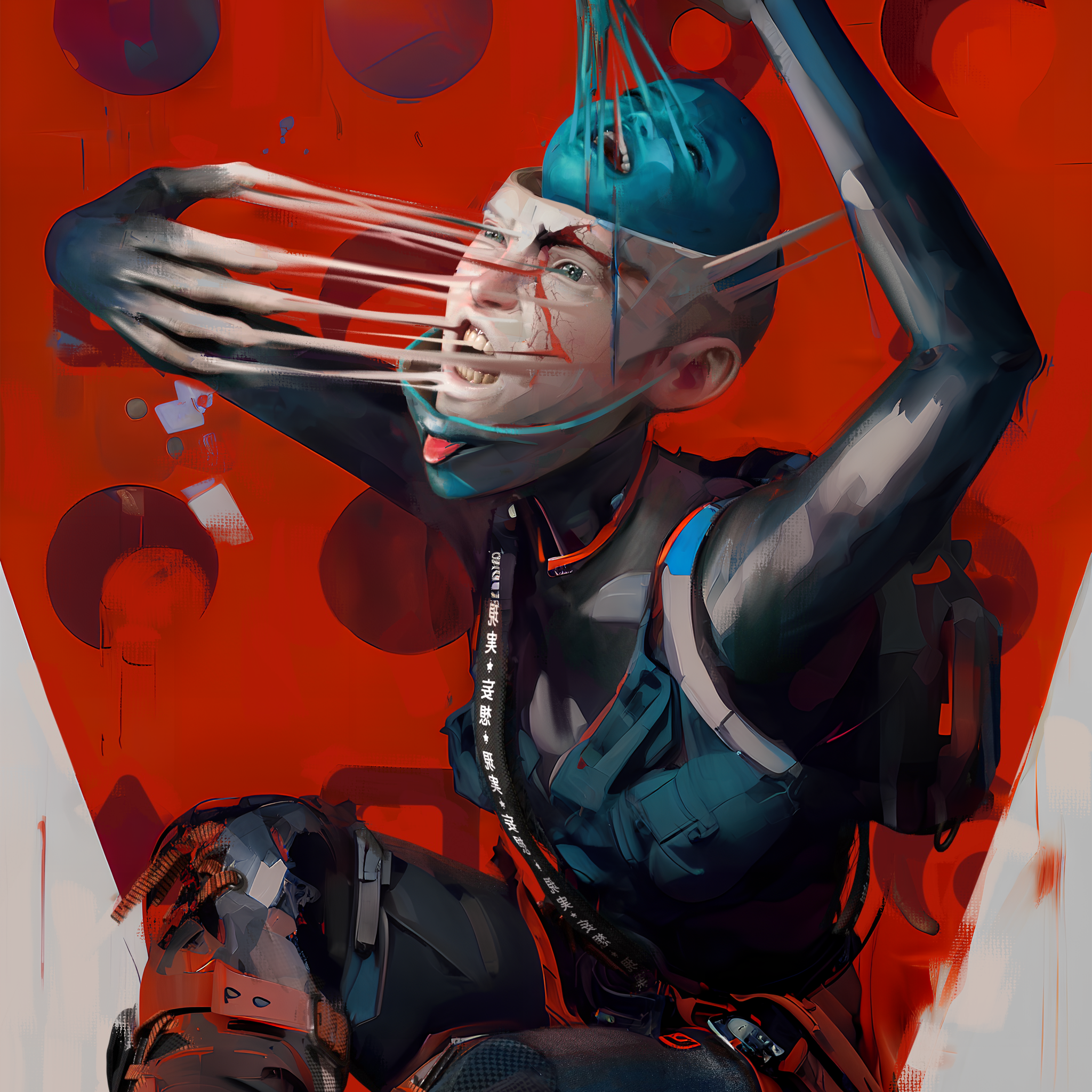 GTFO out of my head! Print - Haze Long Fine Art and Resources Store