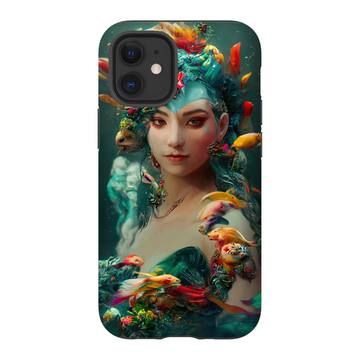 Pisces, The Empath Goddess of Healing Premium Tough Phone Case