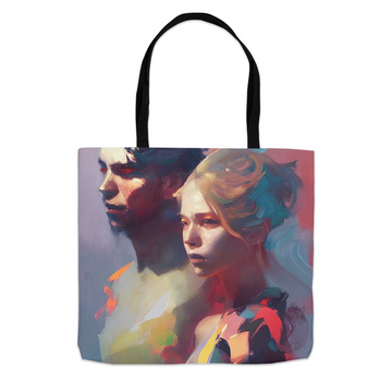 Summer Beach Composition Tote Bags - Haze Long Fine Art and Resources Store