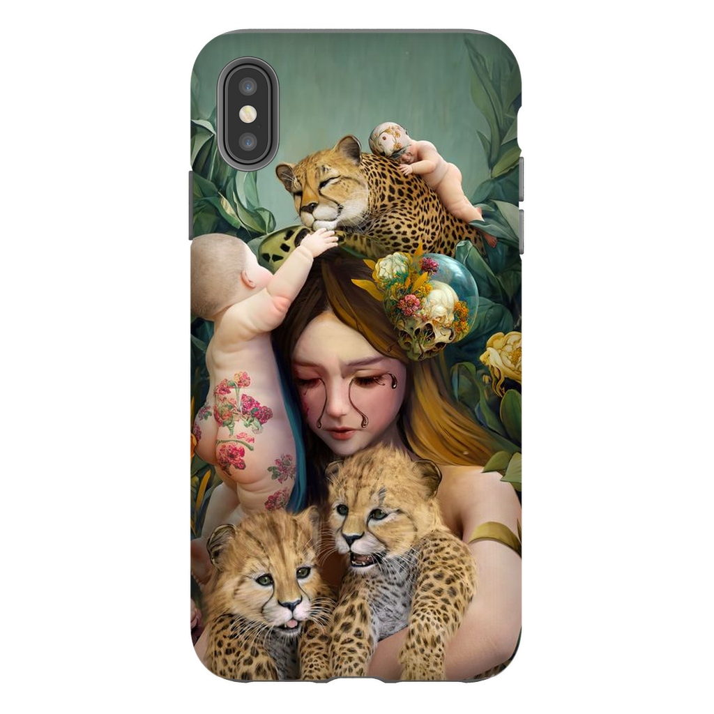 Black Tears Premium Tough Phone Case - Haze Long Fine Art and Resources Store