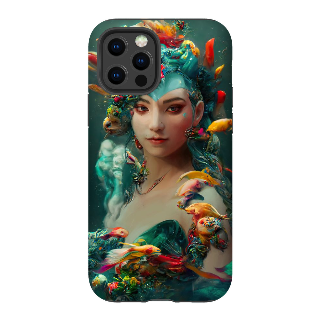 Pisces, The Empath Goddess of Healing Premium Tough Phone Case - Haze Long Fine Art and Resources Store