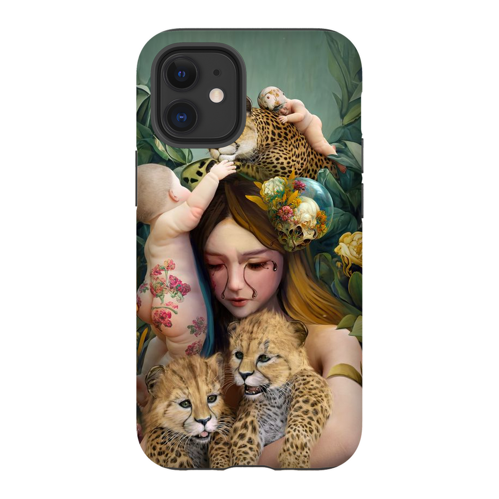 Black Tears Premium Tough Phone Case - Haze Long Fine Art and Resources Store