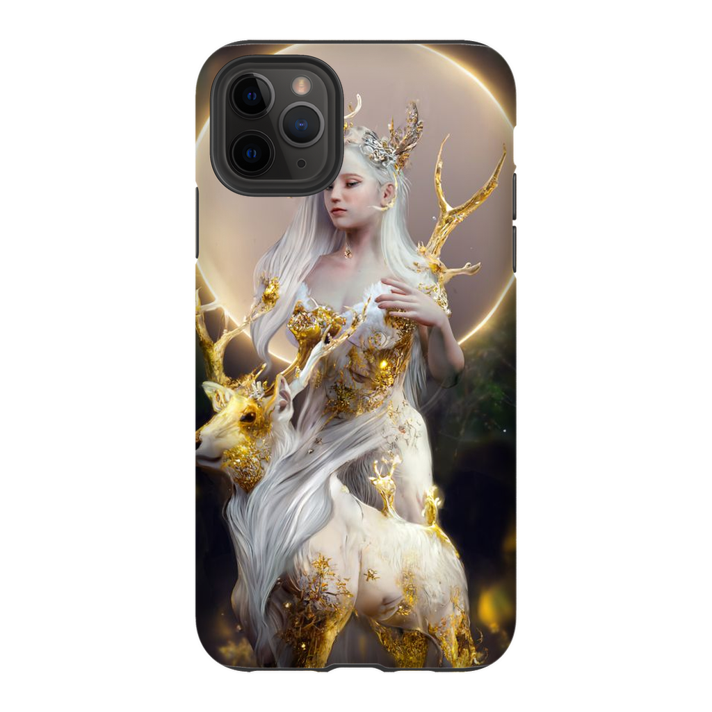 🌙The Divination of the Deer Goddess🌙 Premium Tough Phone Case - Haze Long Fine Art and Resources Store