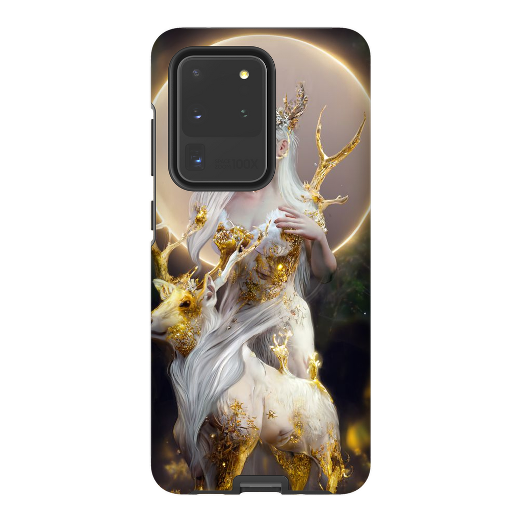 🌙The Divination of the Deer Goddess🌙 Premium Tough Phone Case - Haze Long Fine Art and Resources Store