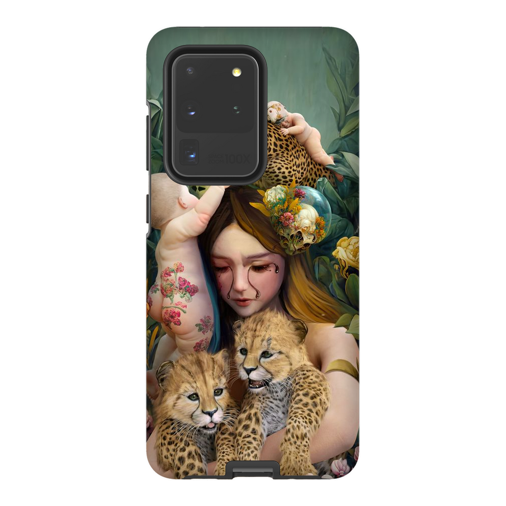 Black Tears Premium Tough Phone Case - Haze Long Fine Art and Resources Store