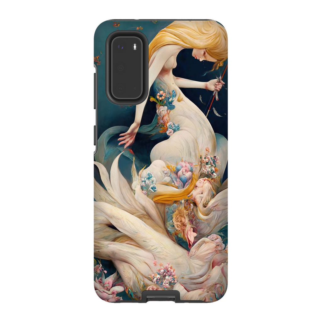 Metamorphosis of the Swan Premium Tough Phone Case - Haze Long Fine Art and Resources Store