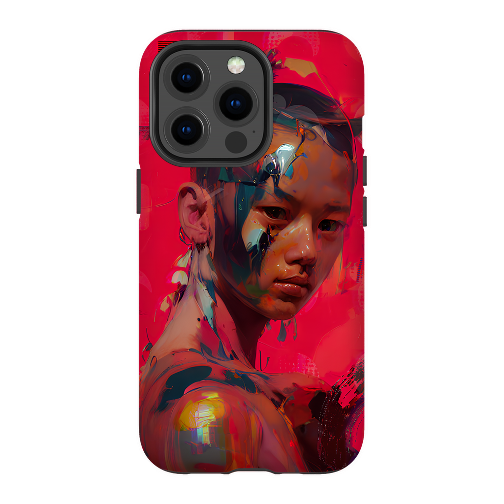 The Devil Inside Premium Tough Phone Case - Haze Long Fine Art and Resources Store