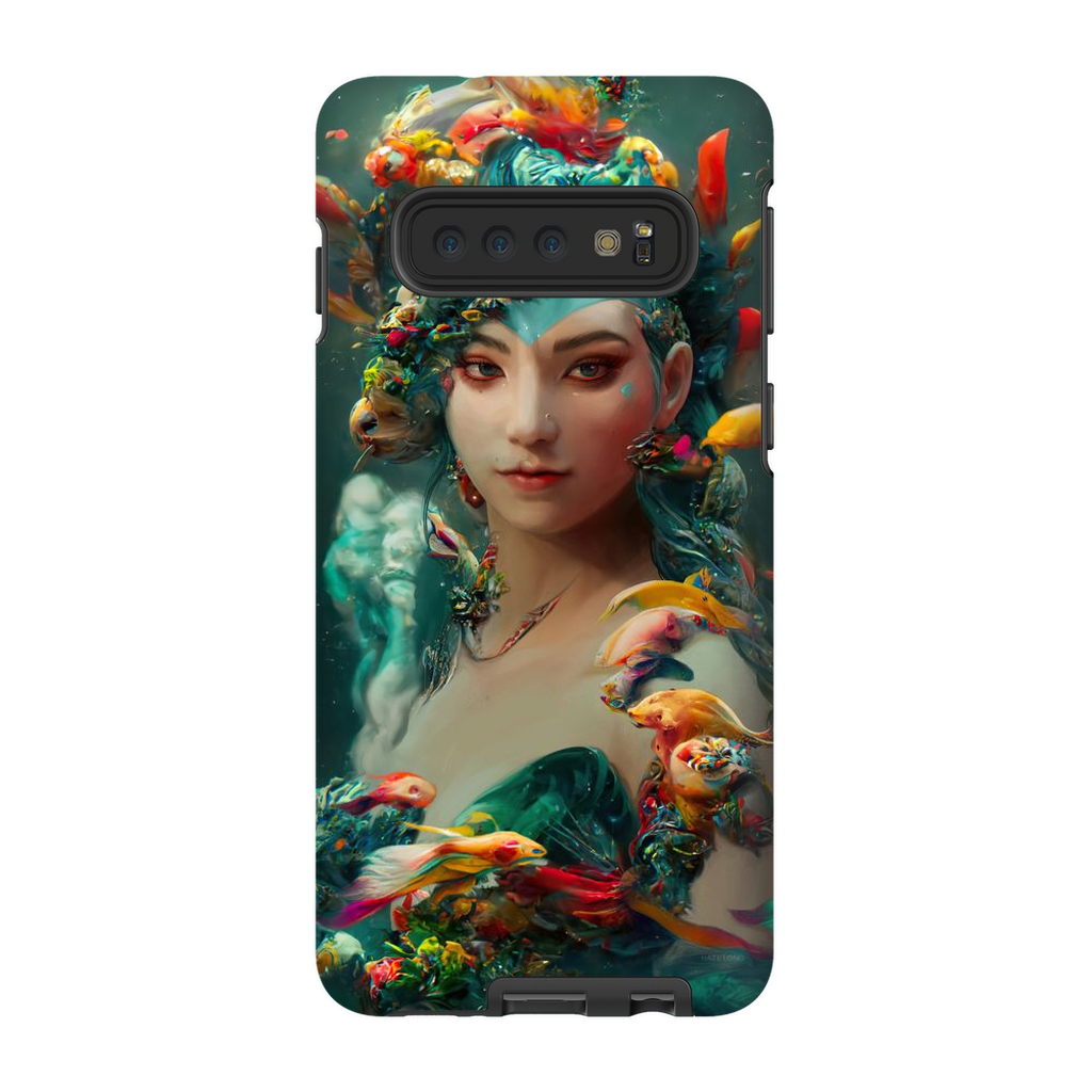 Pisces, The Empath Goddess of Healing Premium Tough Phone Case - Haze Long Fine Art and Resources Store