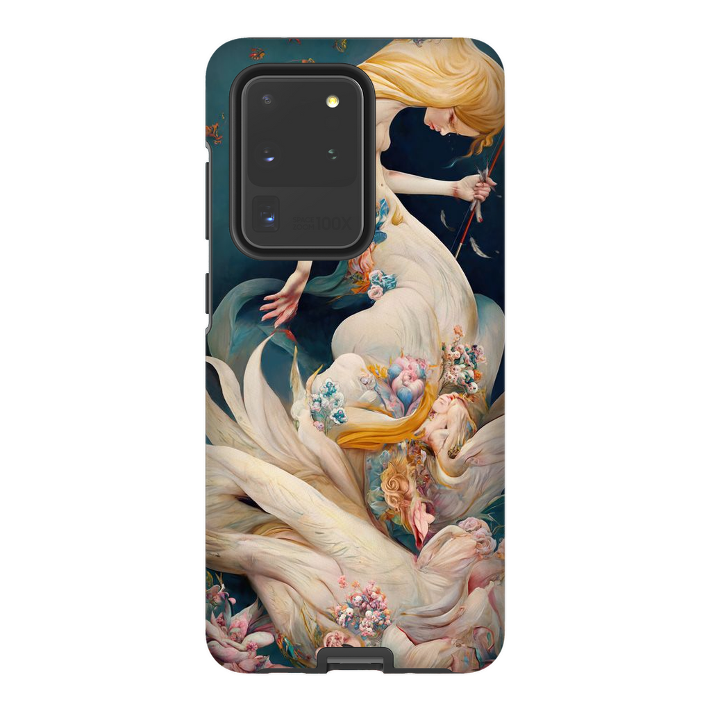 Metamorphosis of the Swan Premium Tough Phone Case - Haze Long Fine Art and Resources Store