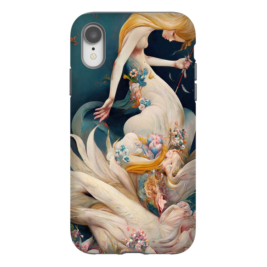 Metamorphosis of the Swan Premium Tough Phone Case - Haze Long Fine Art and Resources Store