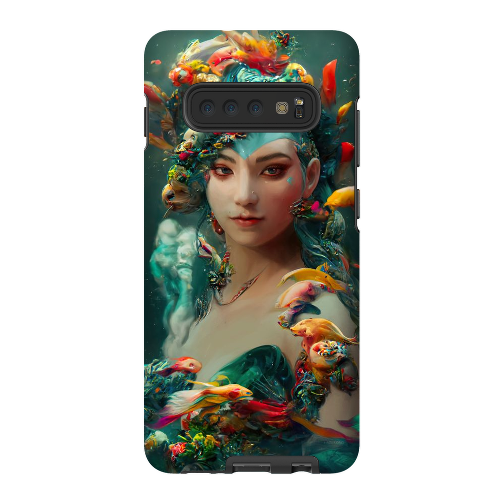 Pisces, The Empath Goddess of Healing Premium Tough Phone Case - Haze Long Fine Art and Resources Store