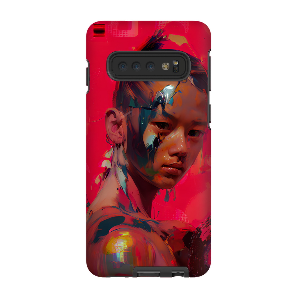 The Devil Inside Premium Tough Phone Case - Haze Long Fine Art and Resources Store