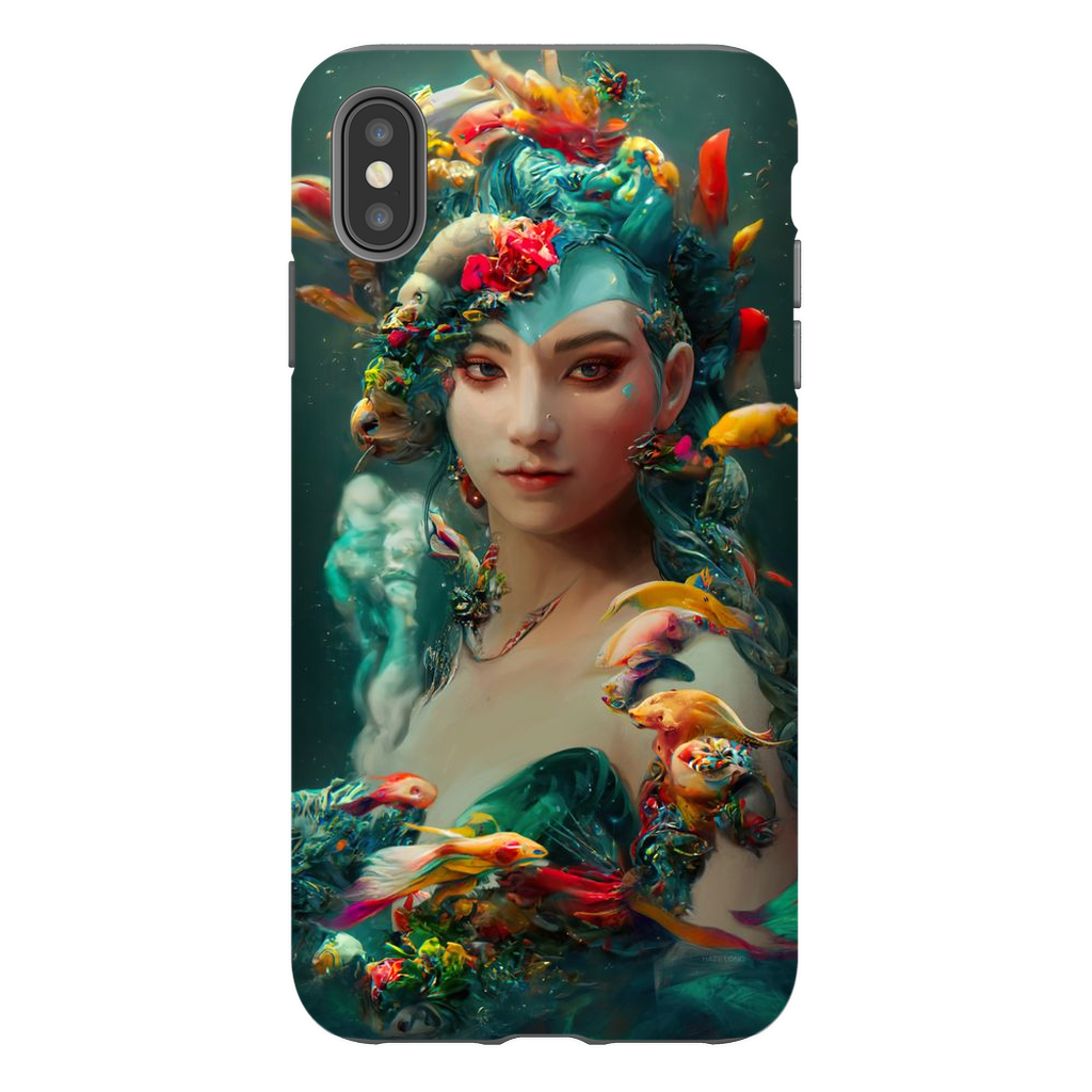 Pisces, The Empath Goddess of Healing Premium Tough Phone Case - Haze Long Fine Art and Resources Store