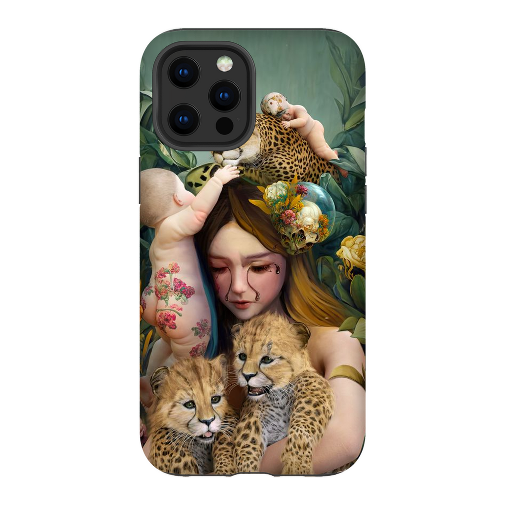 Black Tears Premium Tough Phone Case - Haze Long Fine Art and Resources Store