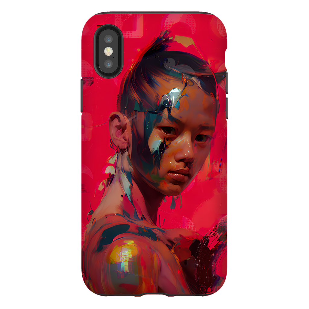 The Devil Inside Premium Tough Phone Case - Haze Long Fine Art and Resources Store