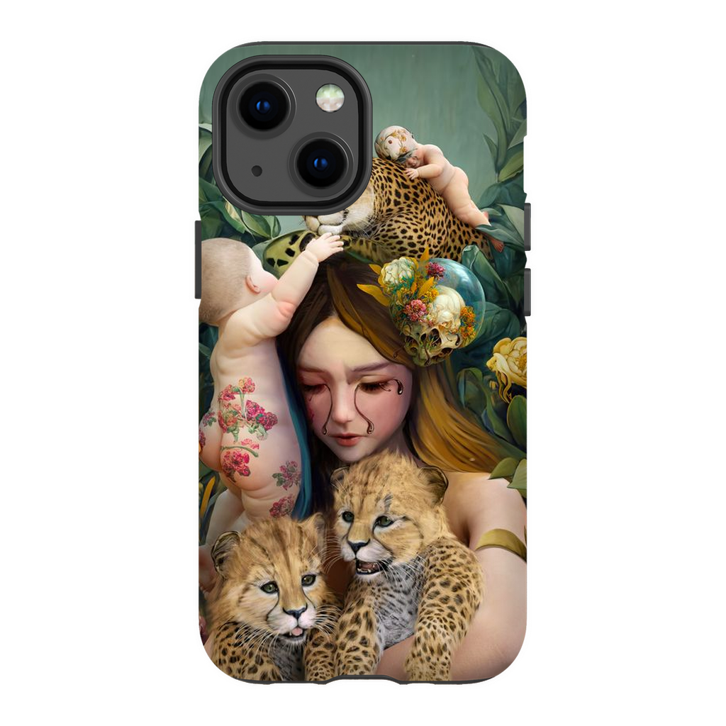 Black Tears Premium Tough Phone Case - Haze Long Fine Art and Resources Store