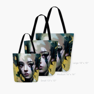 Forest Girl Tote Bag
