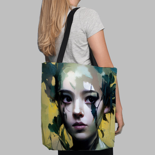 Forest Girl Tote Bag - Haze Long Fine Art and Resources Store