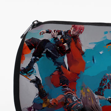 Homework for the Falling Cosmetic Pouch