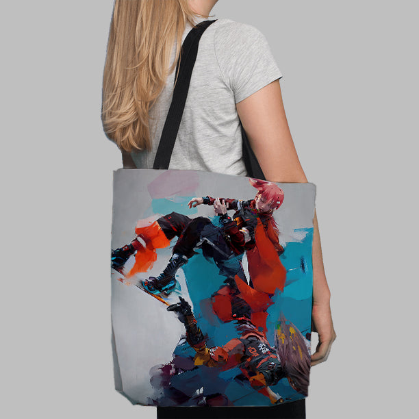 Homework for the Falling Tote Bag - Haze Long Fine Art and Resources Store