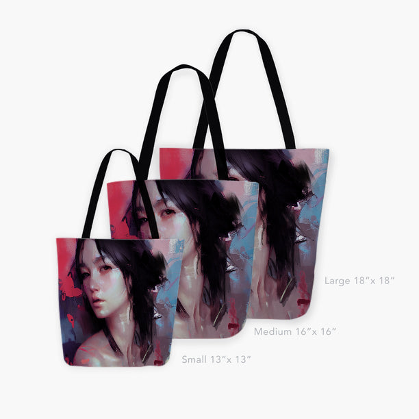 Marks on the Mirror Tote Bag - Haze Long Fine Art and Resources Store