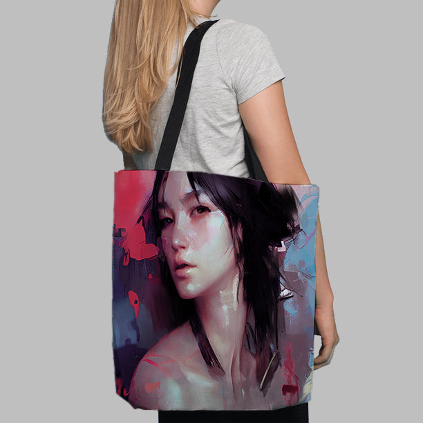 Marks on the Mirror Tote Bag - Haze Long Fine Art and Resources Store