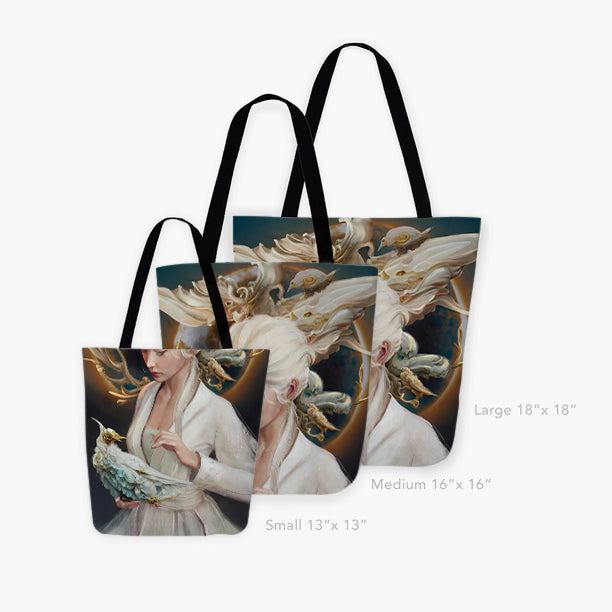 The Lucky Rooster Tote Bag - Haze Long Fine Art and Resources Store