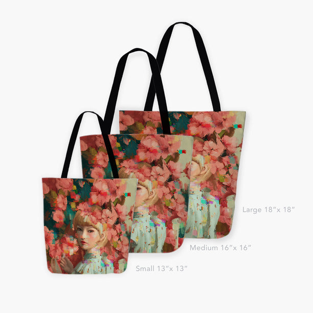 Wallflower Tote Bag - Haze Long Fine Art and Resources Store